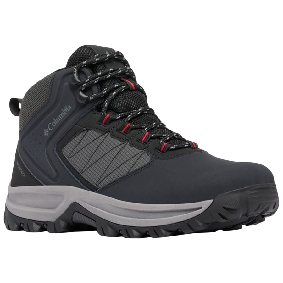 Columbia Transverse Hike Waterproof Boots - Black/Mountain Red