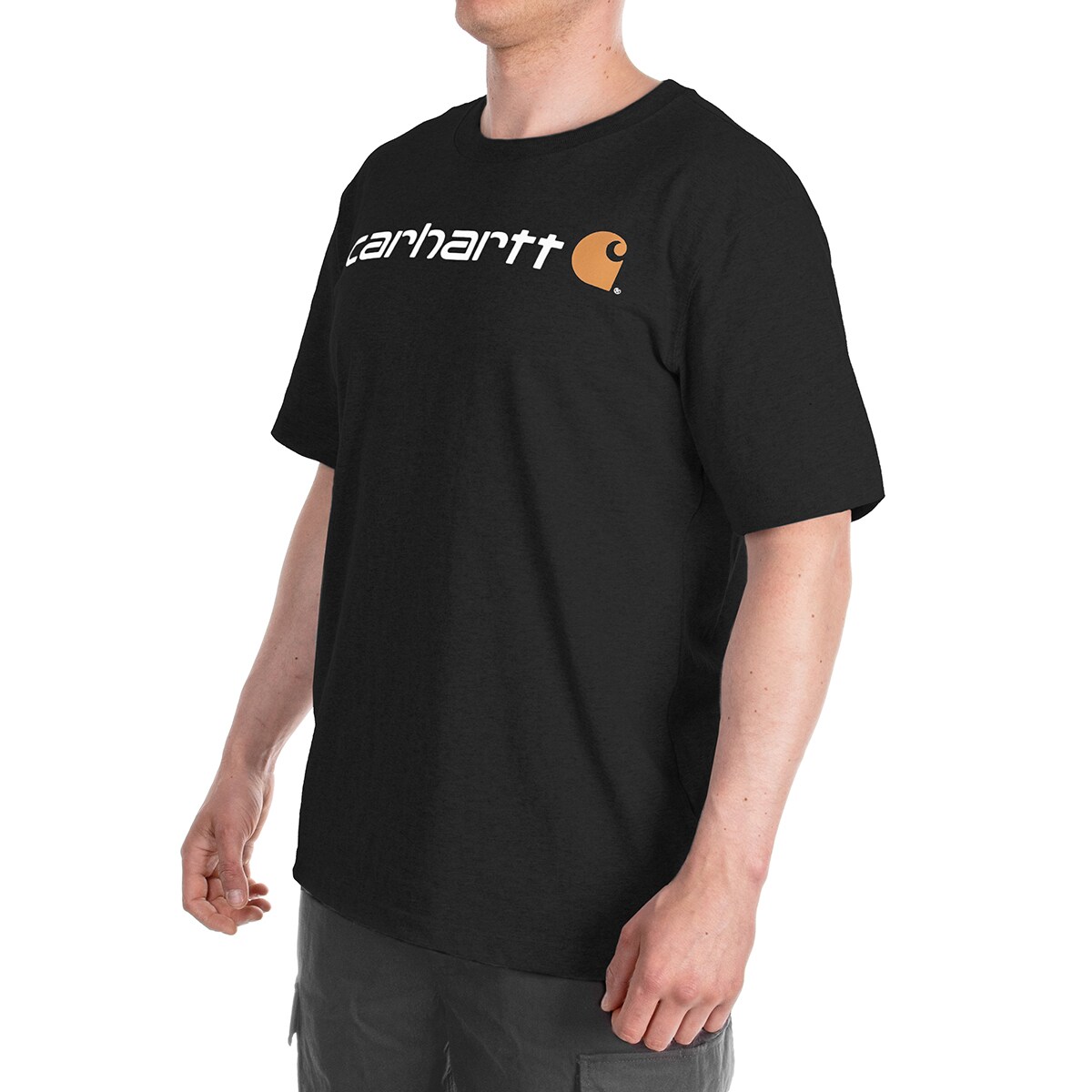 Carhartt Core Logo T-Shirt - Black