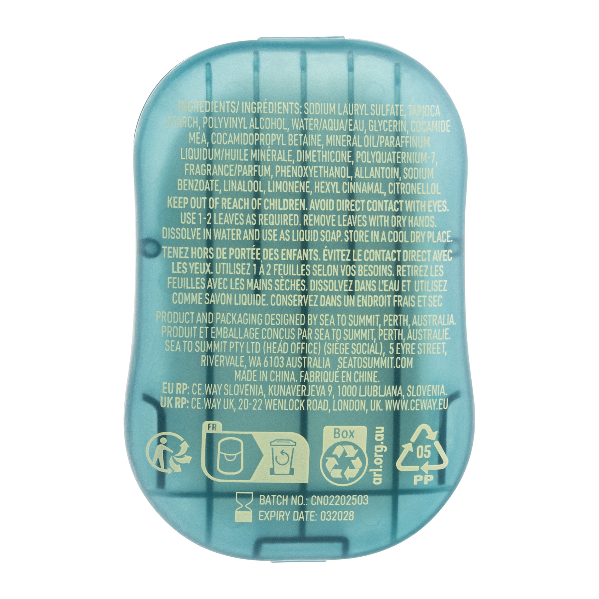 Sea To Summit Trek & Travel Shampoo with Conditioner - 50 leaves