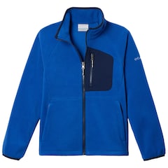 Columbia Youth Fast Trek IV Full Zip Children's Fleece - Mountain Blue/Collegiate Navy