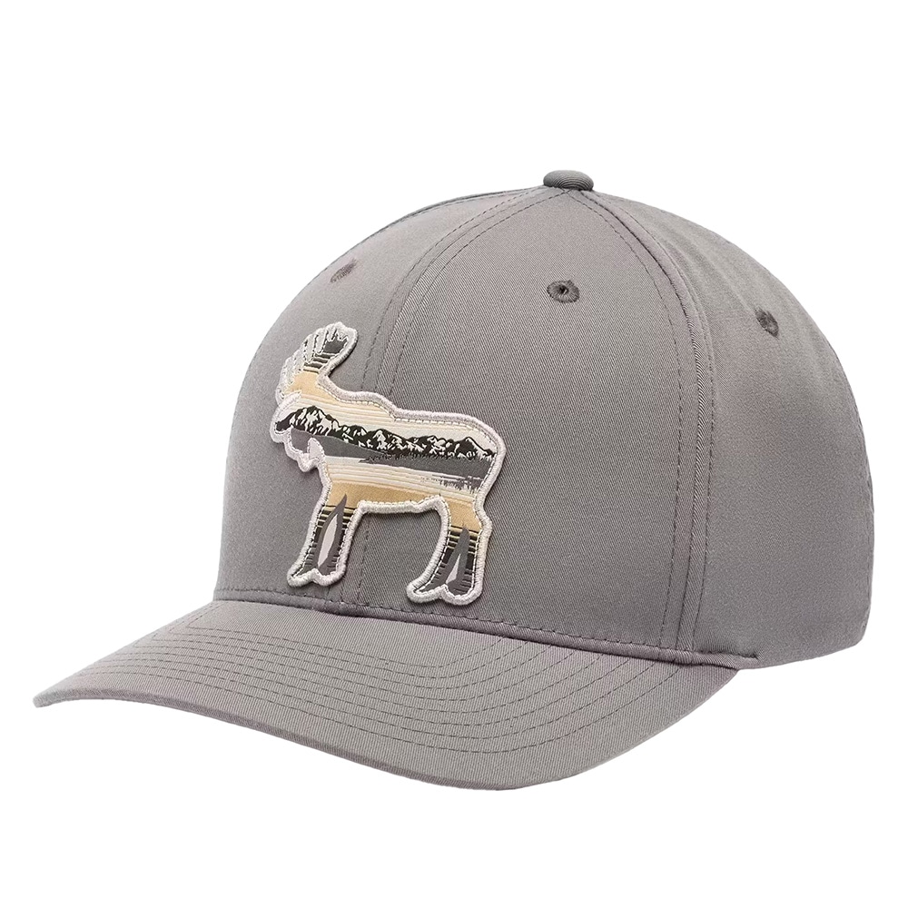 Columbia Lost Lager 110 Snap Back Baseball Cap - City Grey/Scenic Moose