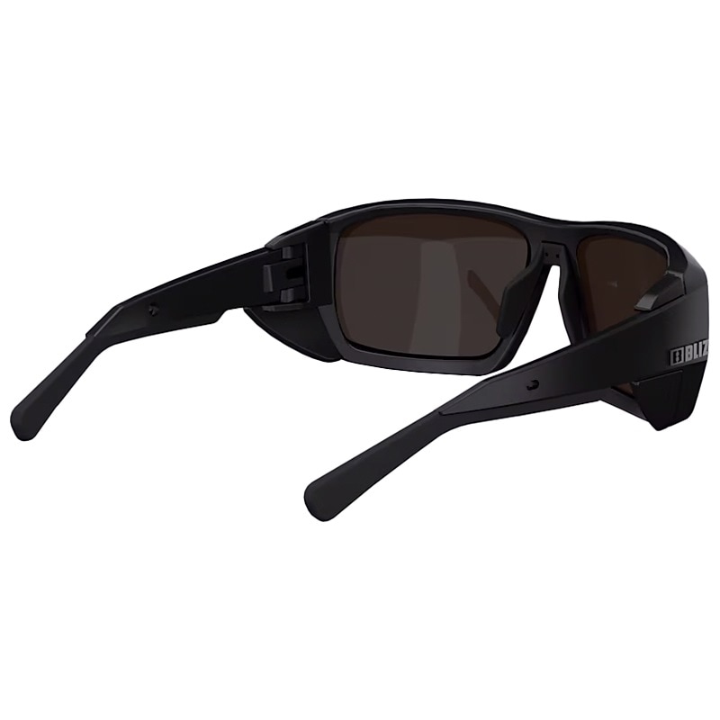 Bliz Peak Nano Optics Photochromic Sunglasses - Matt Black/Brown Blue