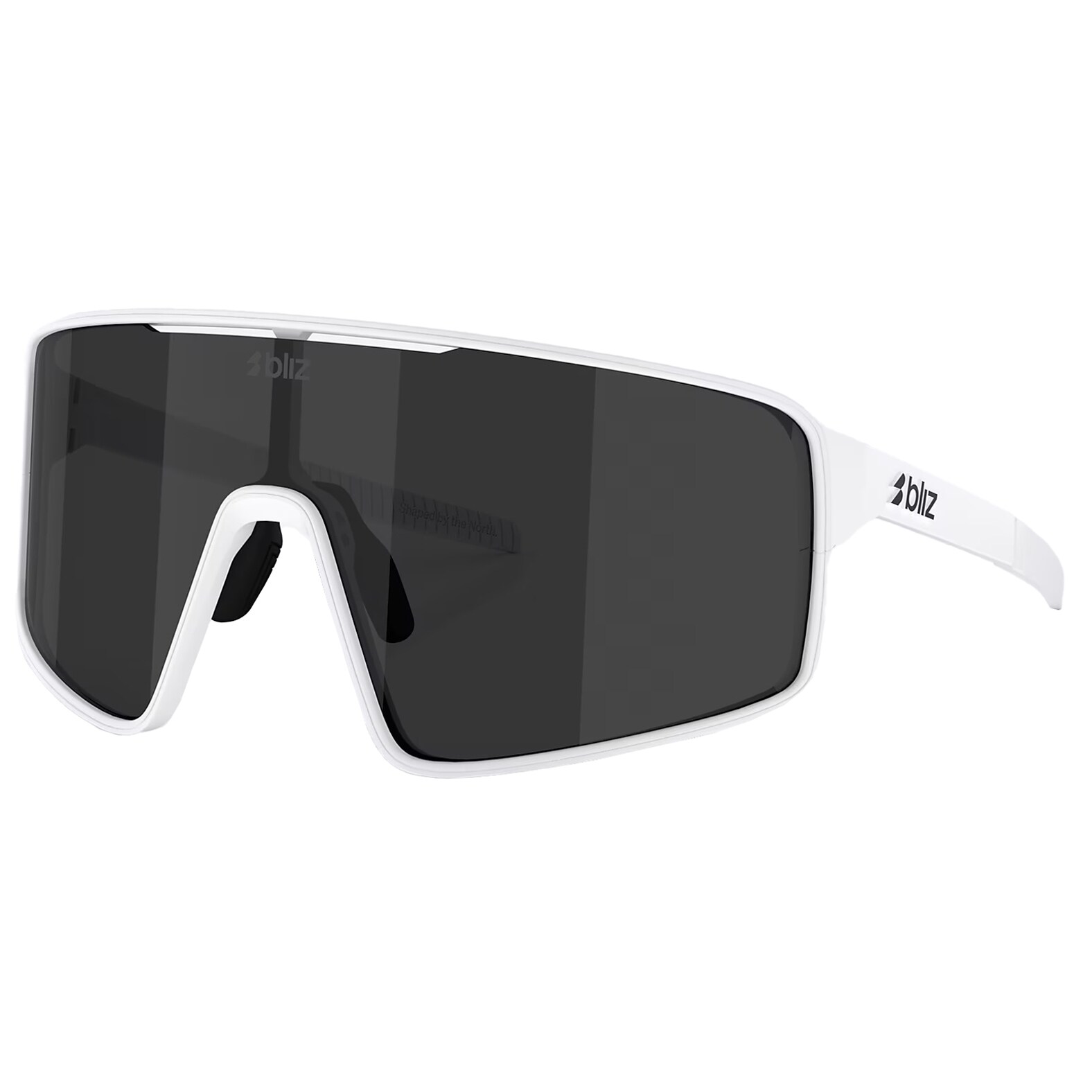 Bliz P001 XL Sunglasses - Matte White/Smoke