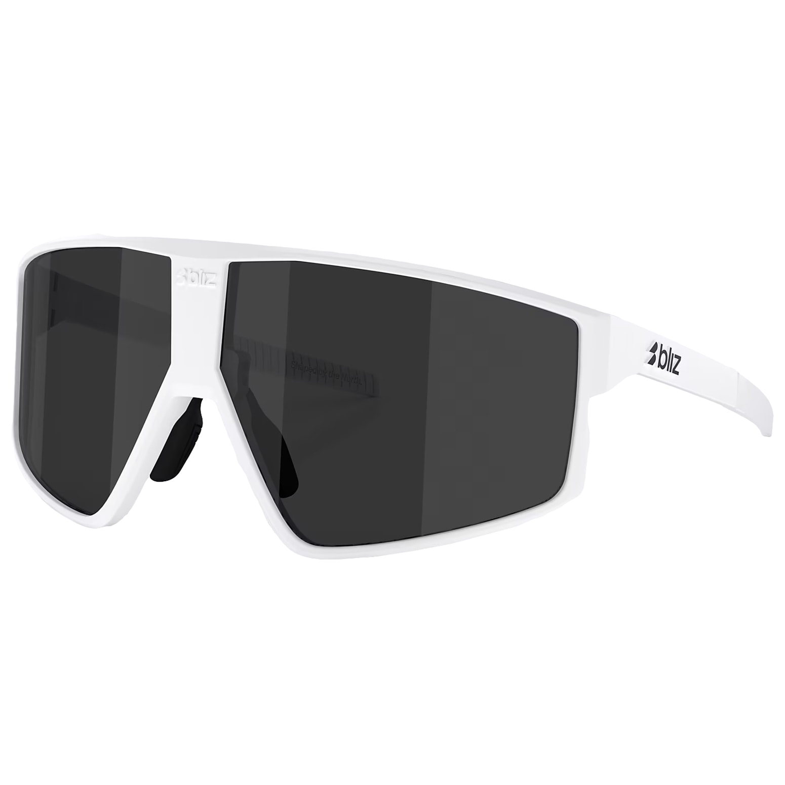 Bliz P002 Sunglasses - Matte White/Smoke