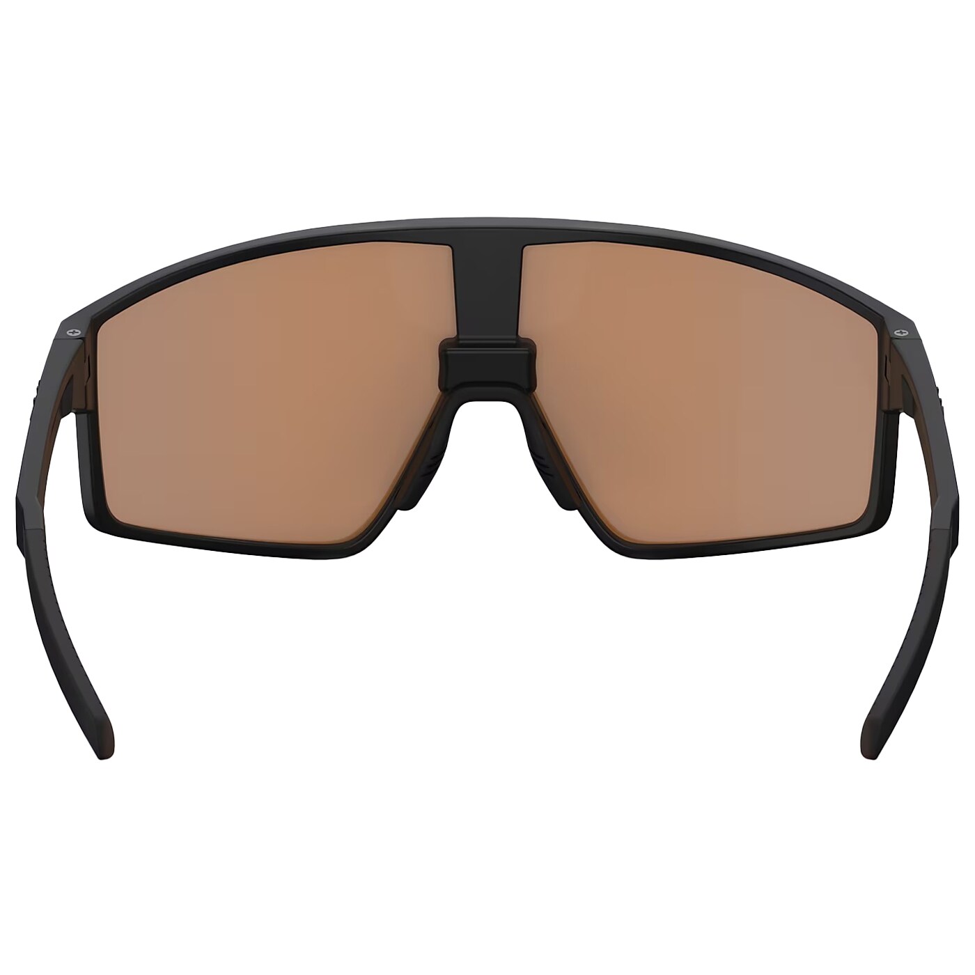 Bliz P002 Sunglasses - Matte Black/Coral/Orange Mirror Blue
