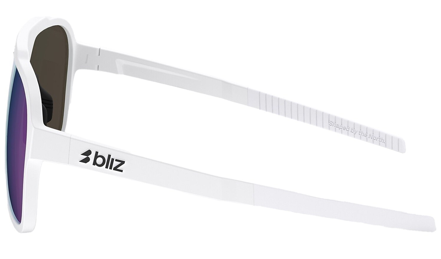 Bliz A002 Sunglasses - Matte White/Blue