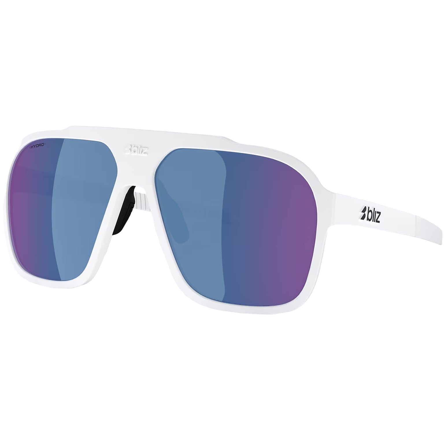 Bliz A002 Sunglasses - Matte White/Blue