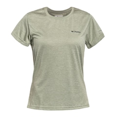Columbia Bluevista Hill Women's Short Sleeve Crew T-Shirt - Safari Heather