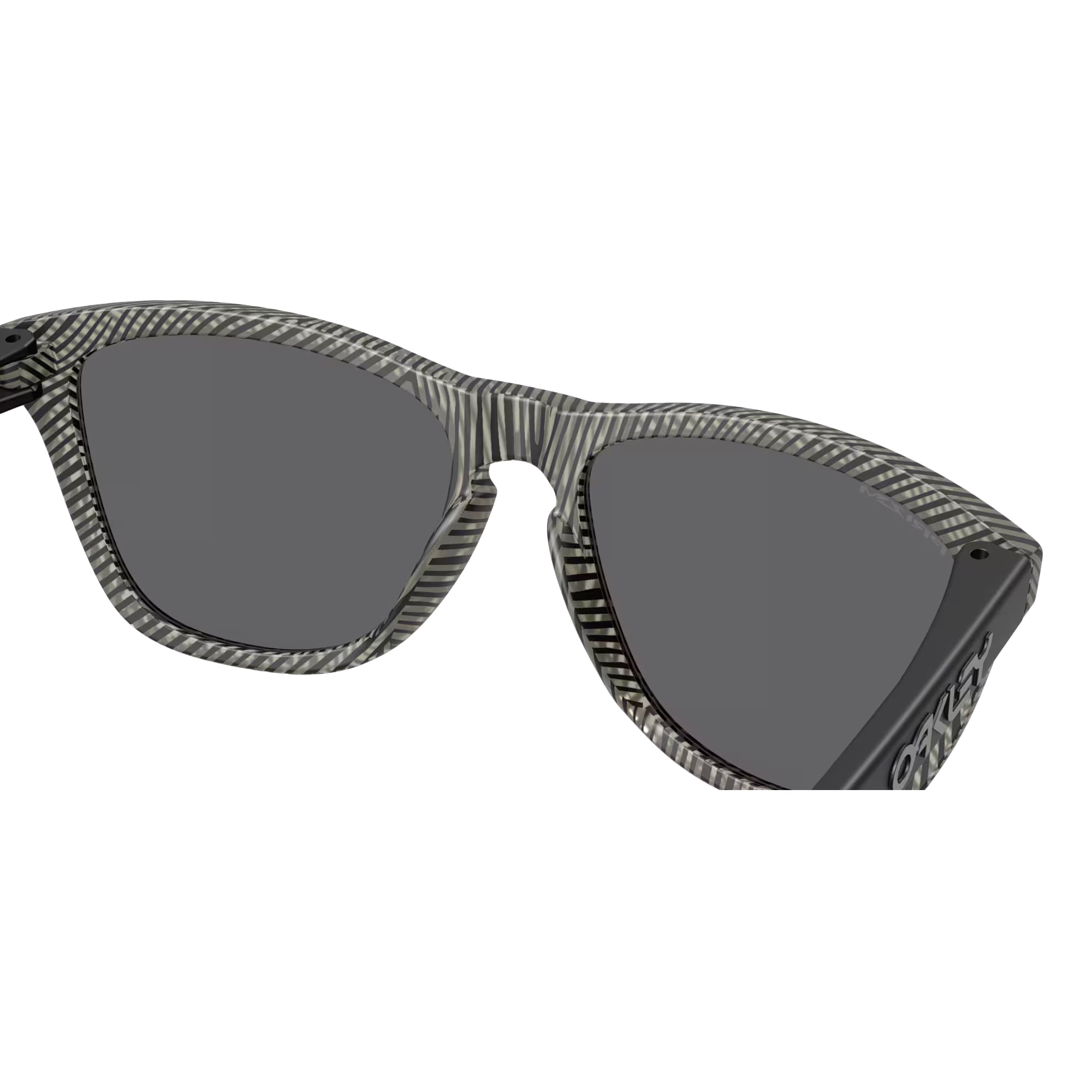 Oakley Frogskins Sunglasses - Matte Grey Ink Fingerprint/Prizm Black