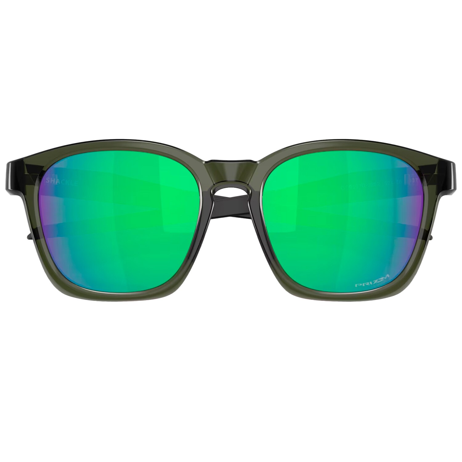 Oakley Shackle Sunglasses - Olive Ink/Prizm Jade