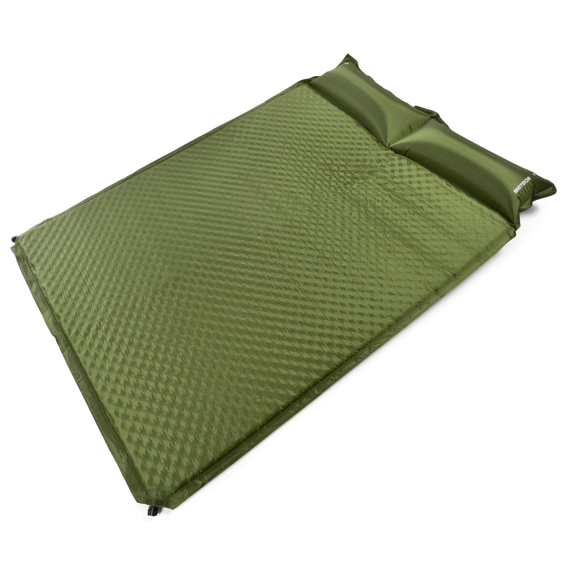 Meteor Self-inflating Mat 192 x 132 x 3 cm - Olive