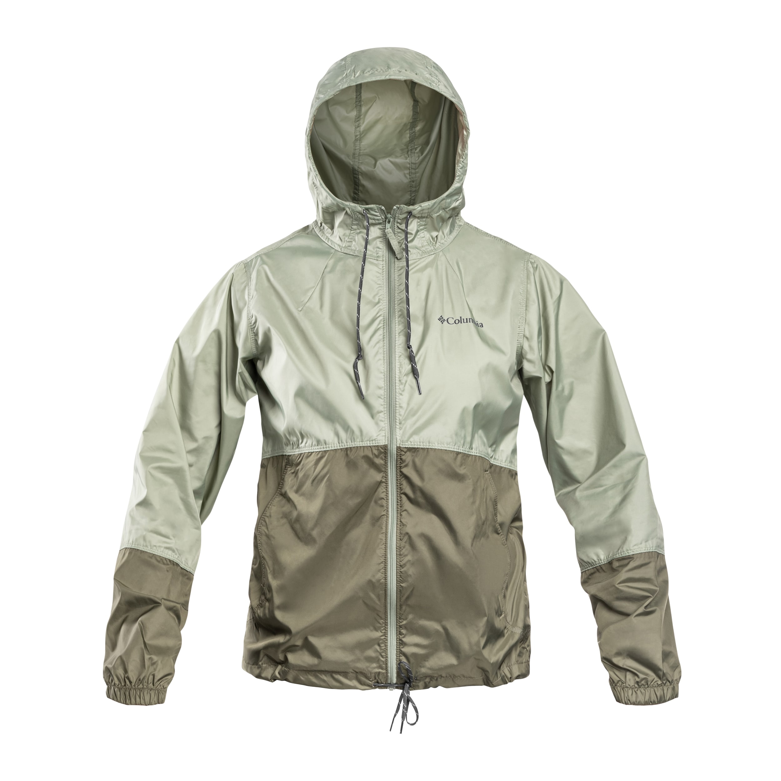 Columbia Flash Forward II Hooded Windbreaker Women's Jacket - Safari/Stone Green