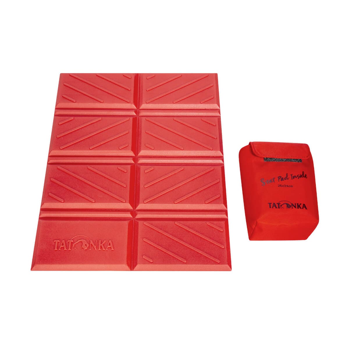 Tatonka Foldable Seat Mat 26 x 34 cm - Red