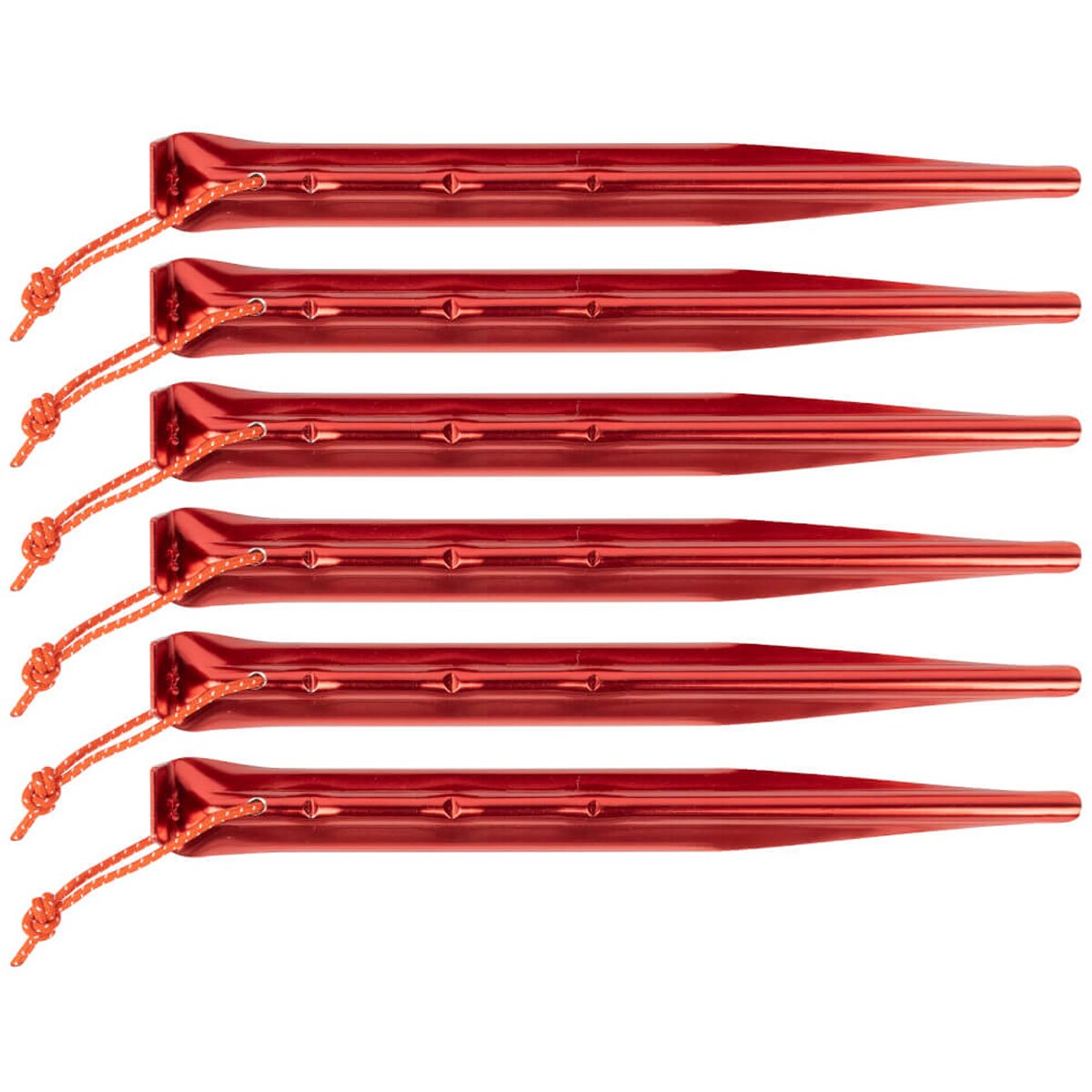 Tatonka Aluminum Pegs 19 cm 6 pcs. - Red
