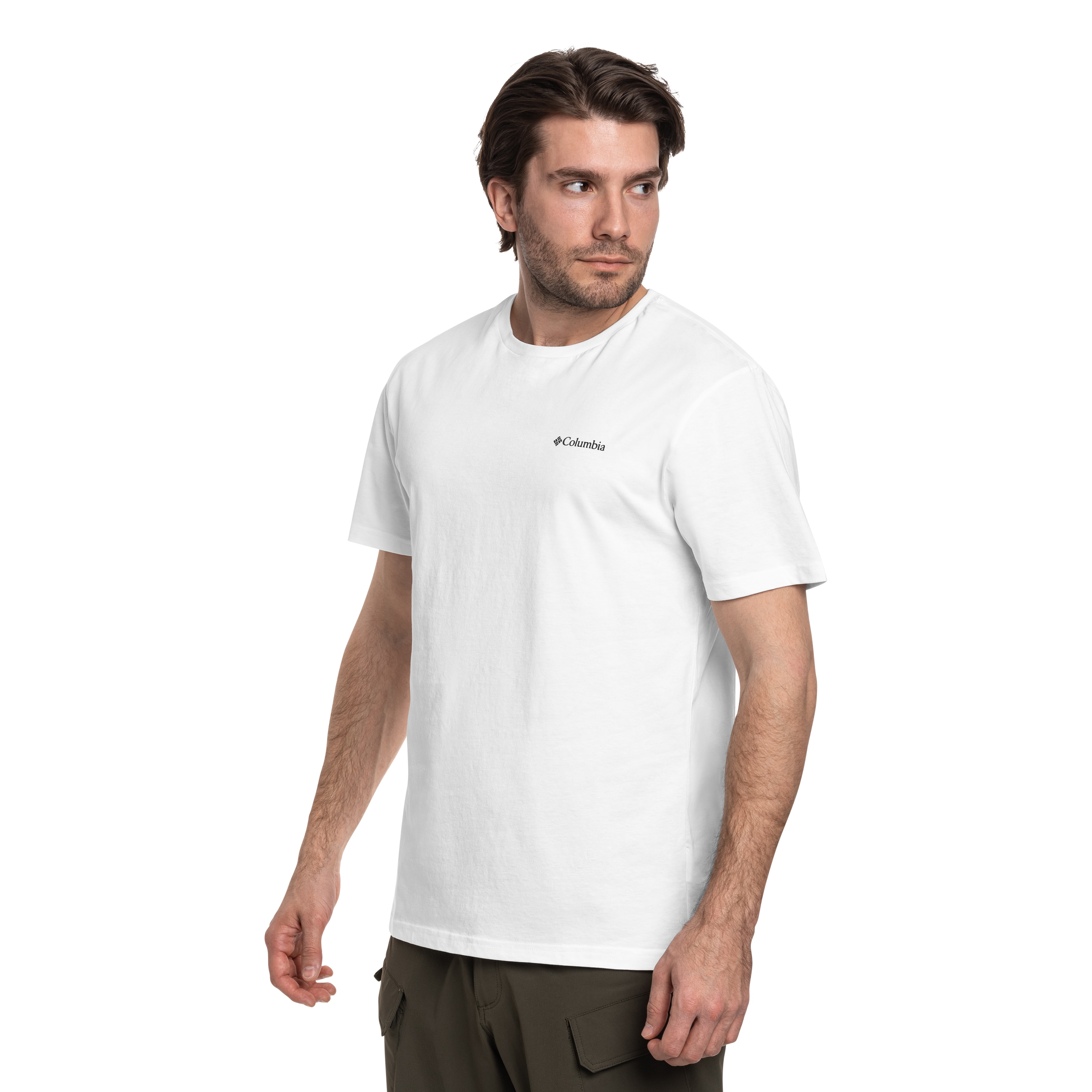 Columbia CSC Basic Logo Branded Graphic T-Shirt - White