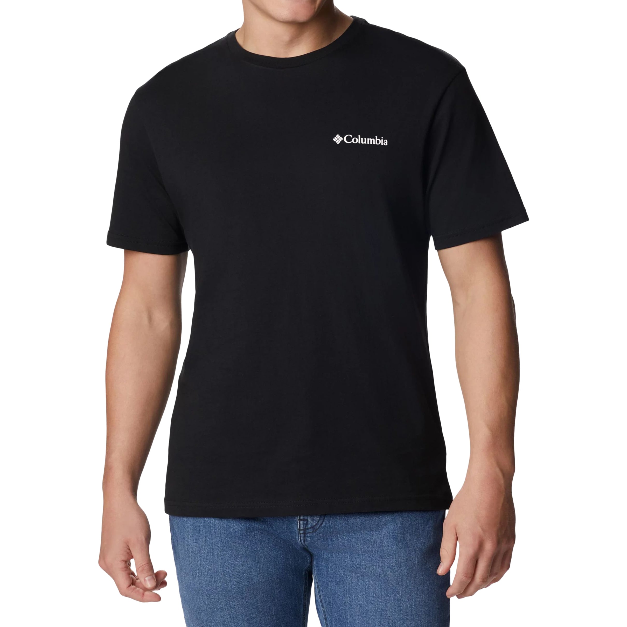 Columbia CSC Basic Logo Branded Graphic T-Shirt - Black