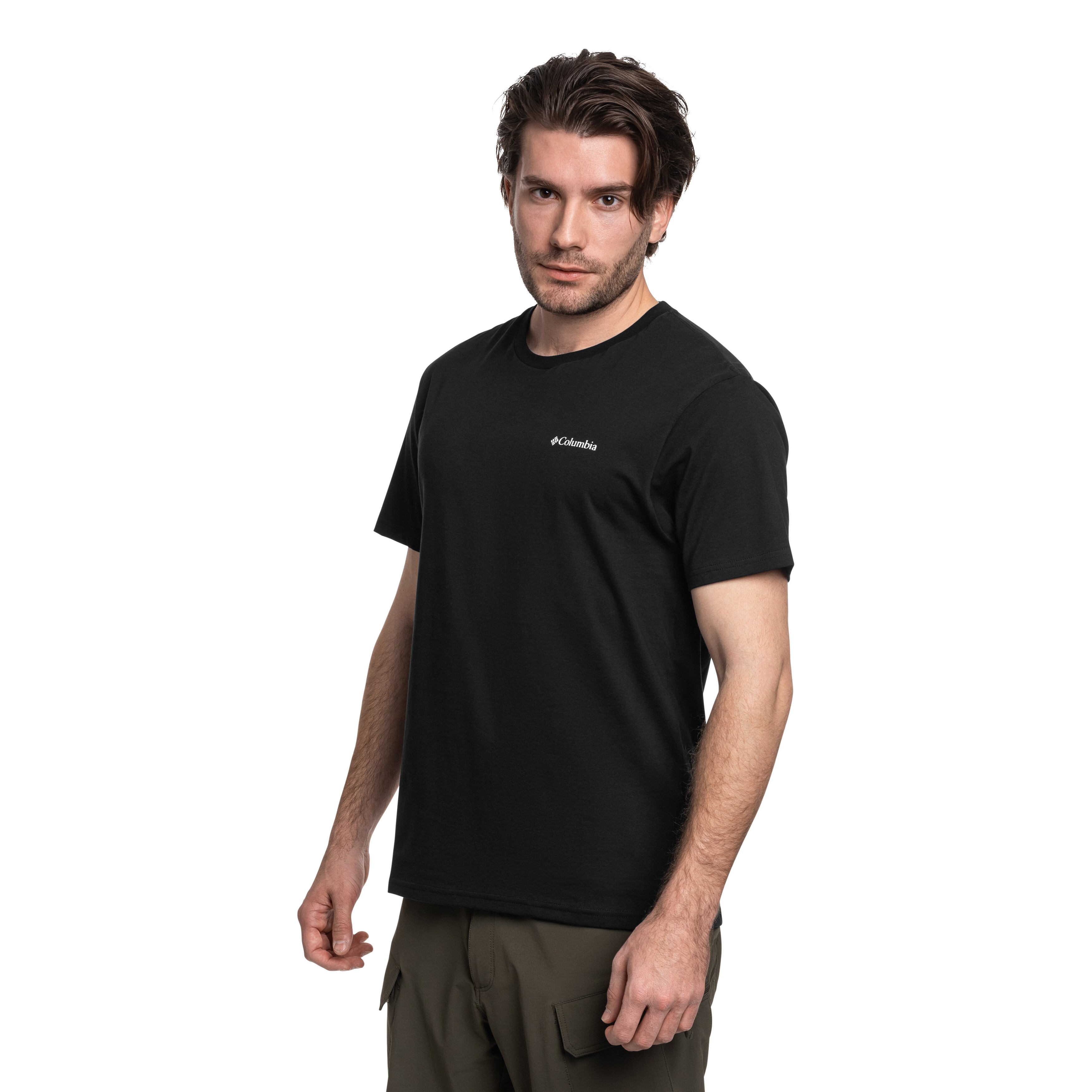 Columbia CSC Basic Logo Branded Graphic T-Shirt - Black