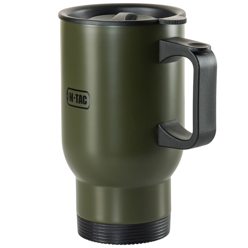 M-Tac thermal mug with a lid 0.45 l - Olive