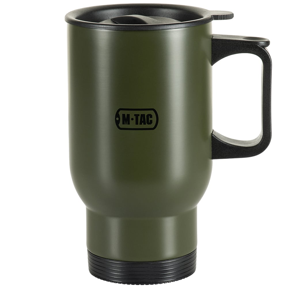 M-Tac thermal mug with a lid 0.45 l - Olive