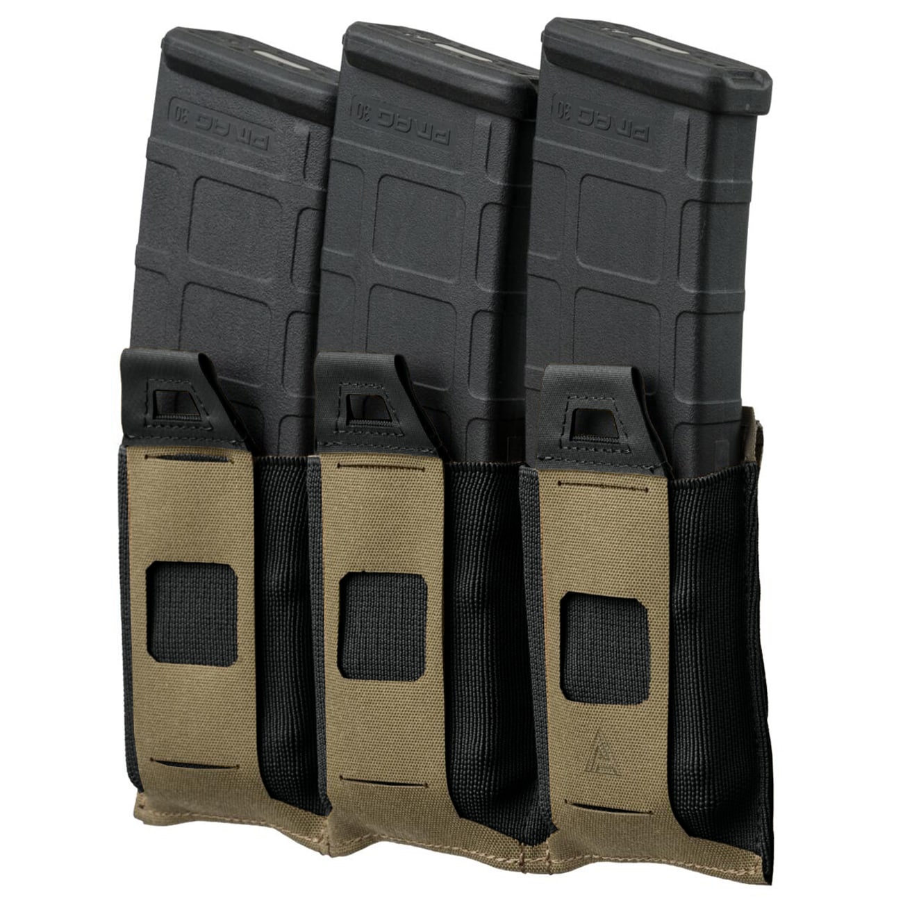 Direct Action Triple Flat Magazine Pouch - Ranger Green