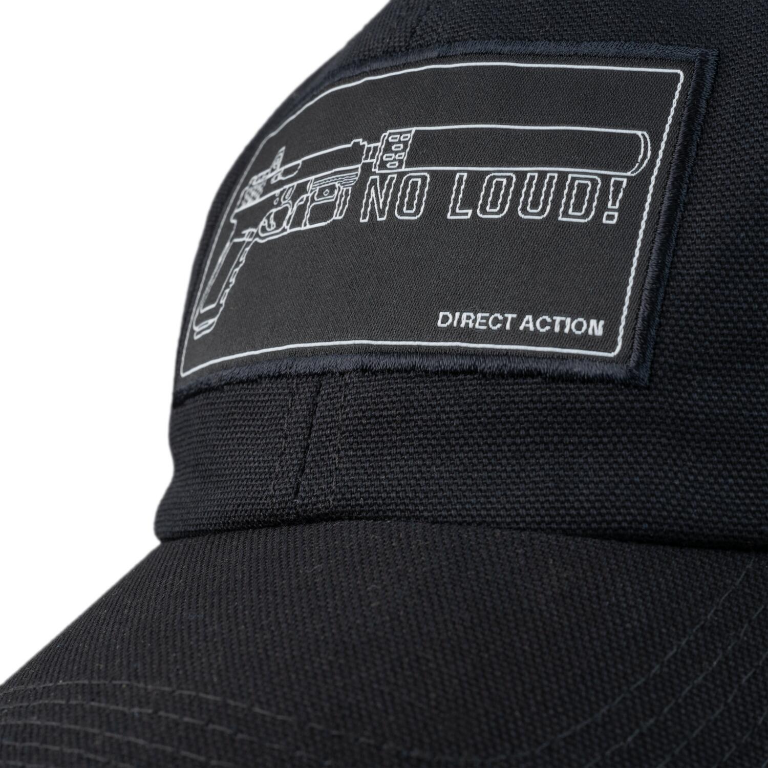 Direct Action No Loud Vintage Baseball Cap - Black