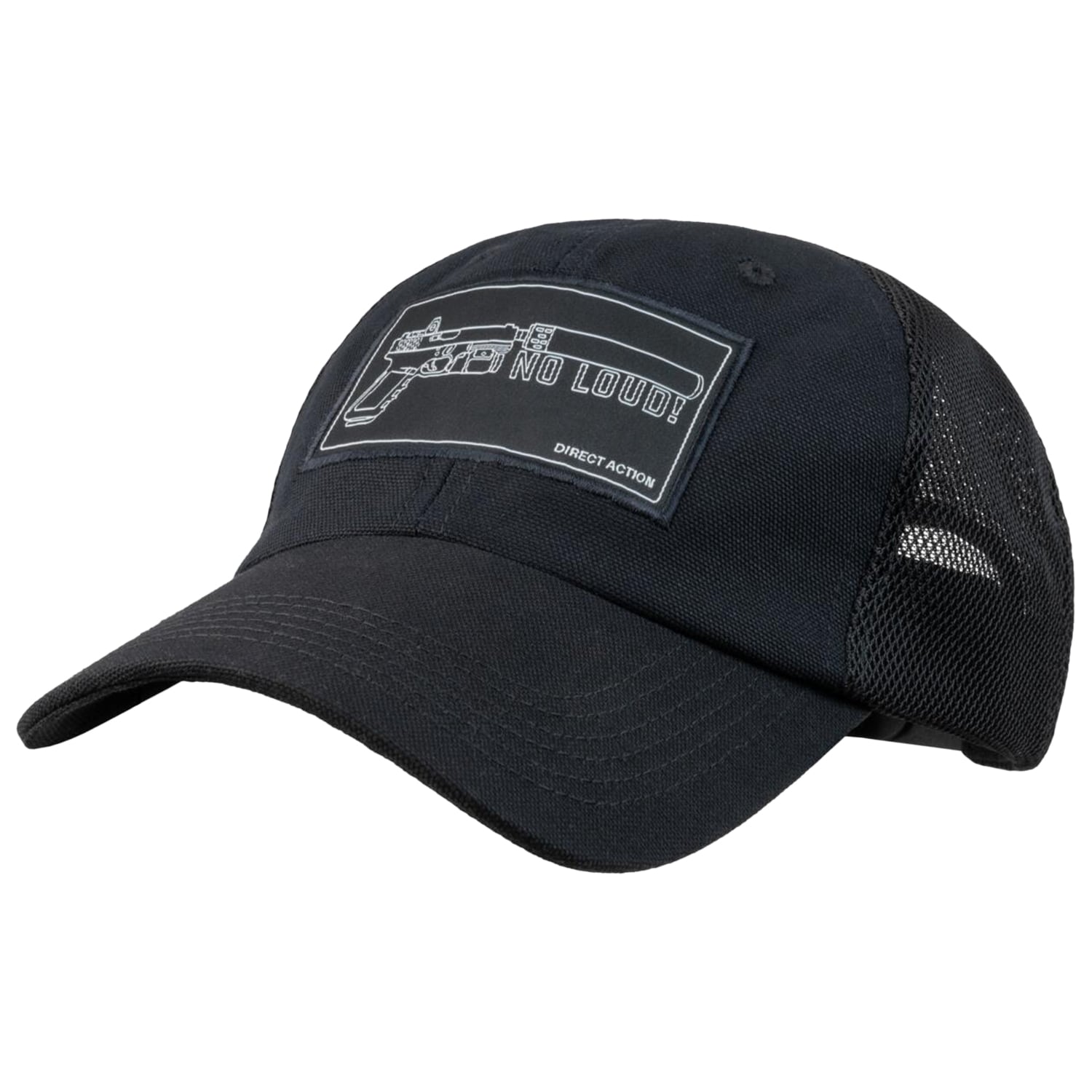 Direct Action No Loud Vintage Baseball Cap - Black