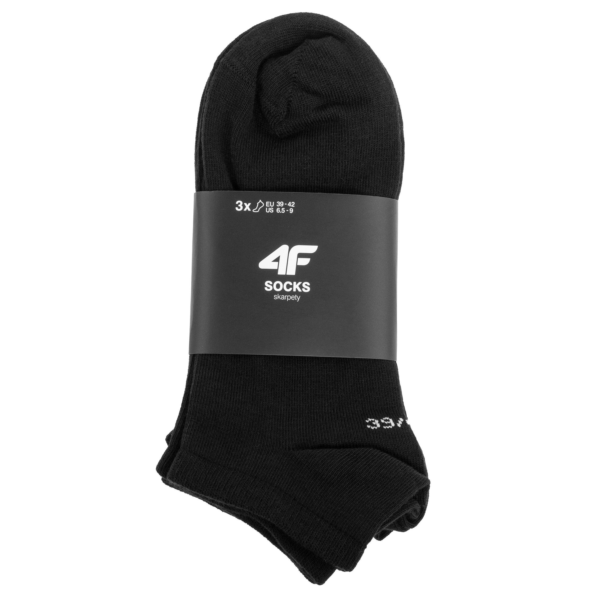 4F M442 Socks Black - 3 pairs