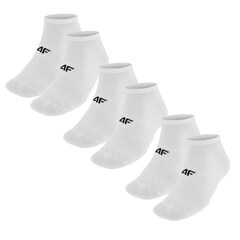 4F M442 White Socks - 3 pairs