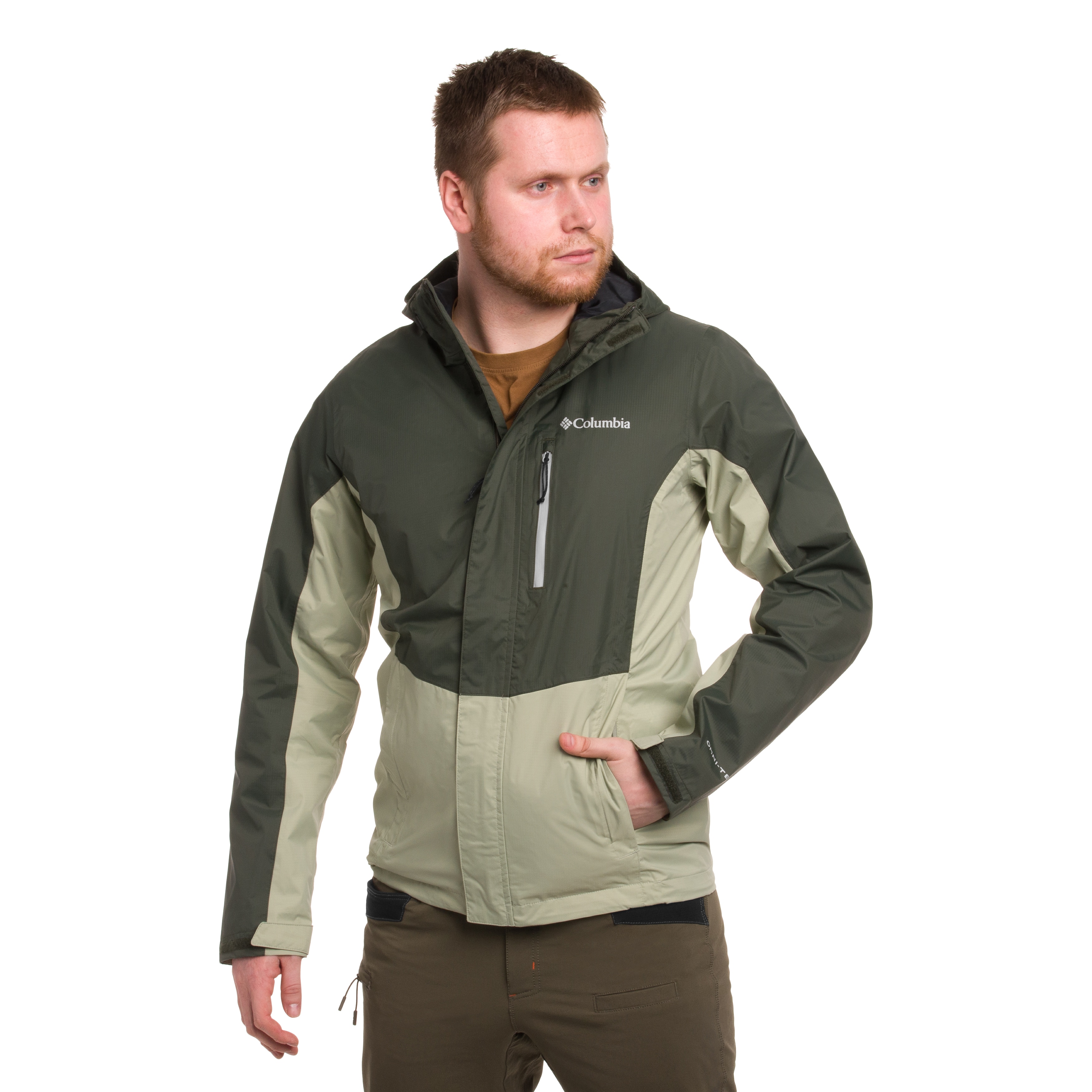 Columbia Pouring Adventure III Jacket - Greenscape/Safari