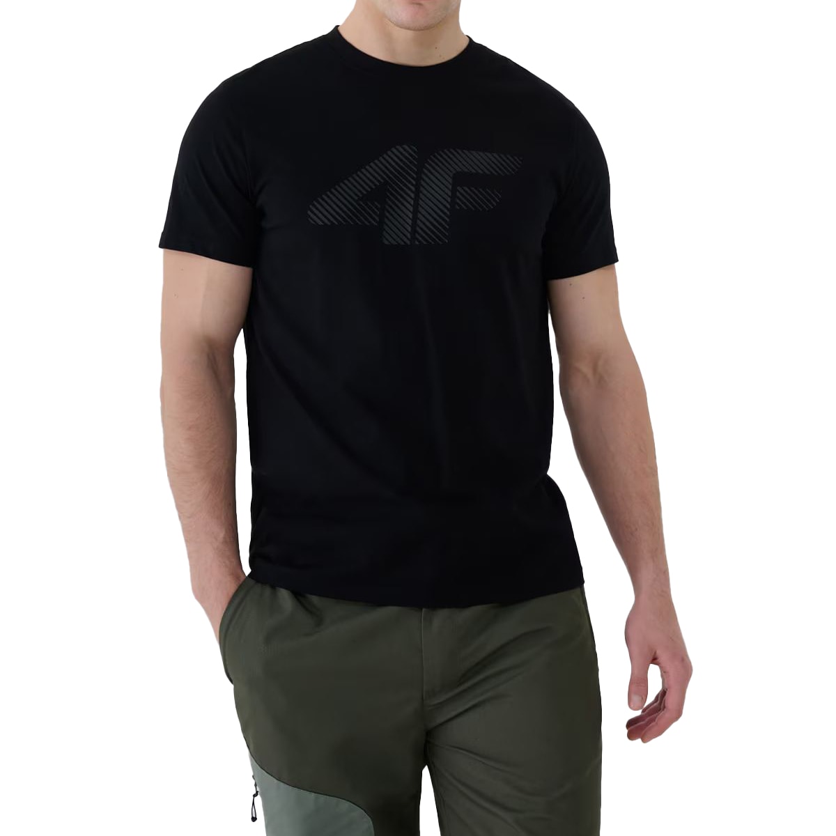 4F M2257 T-Shirt - Deep Black