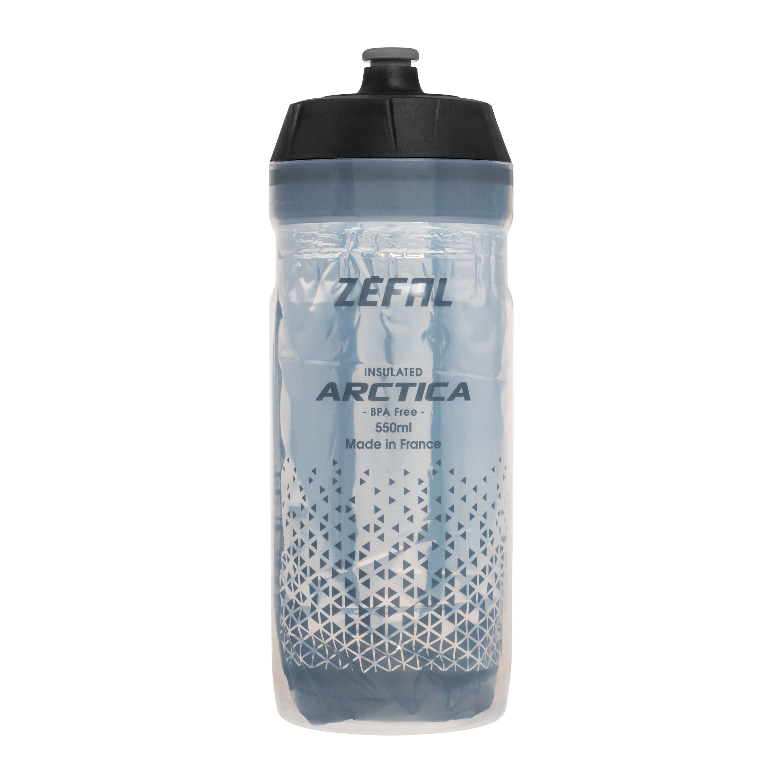 Zefal Arctica 55 Water Bottle 550 ml - Silver/Black