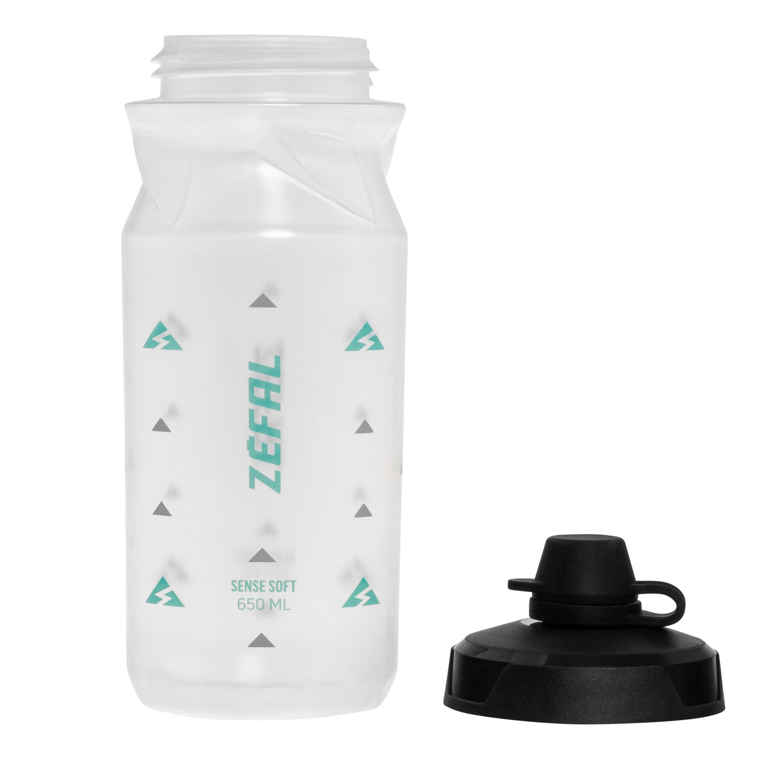Zefal Sense Soft 65 No-Mud Bottle 650 ml - Translucent