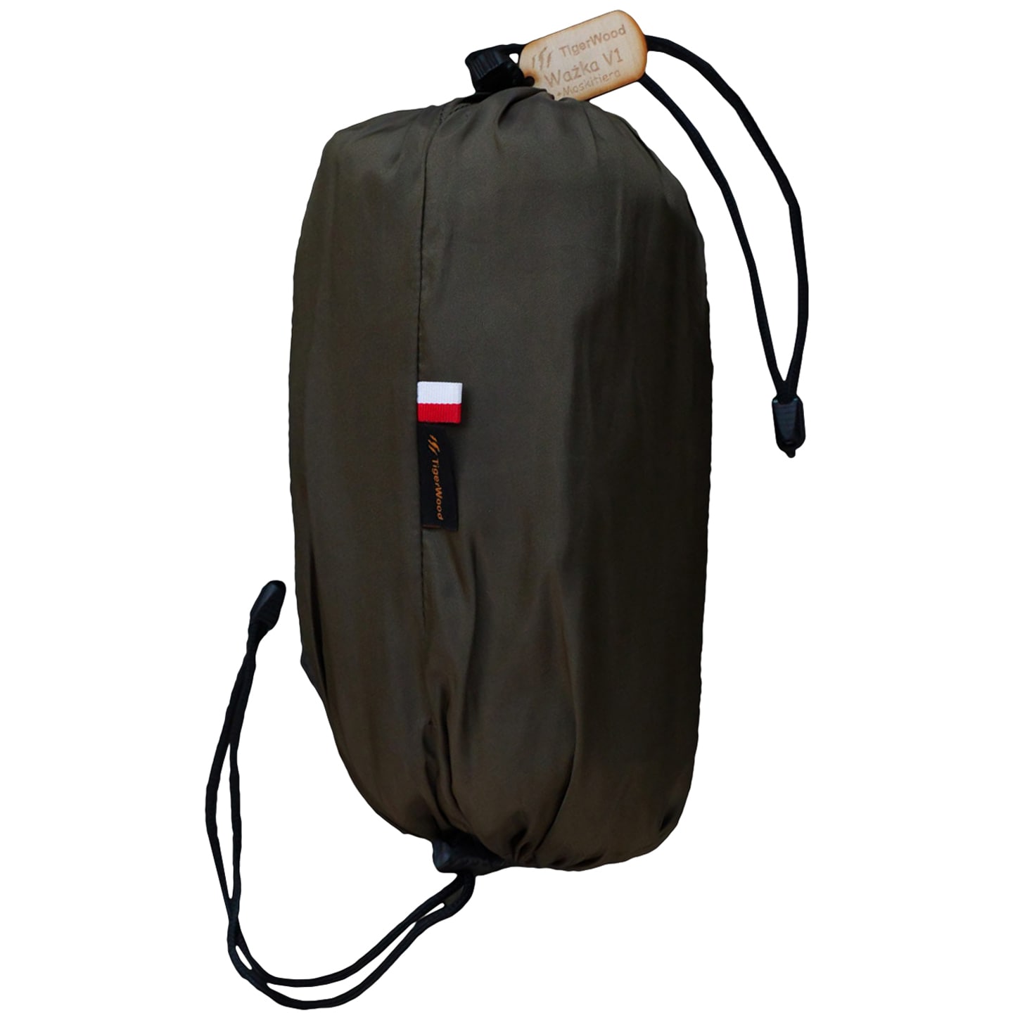 TigerWood Dragonfly V1 Double Zip Hammock with Mosquito Net - Khaki