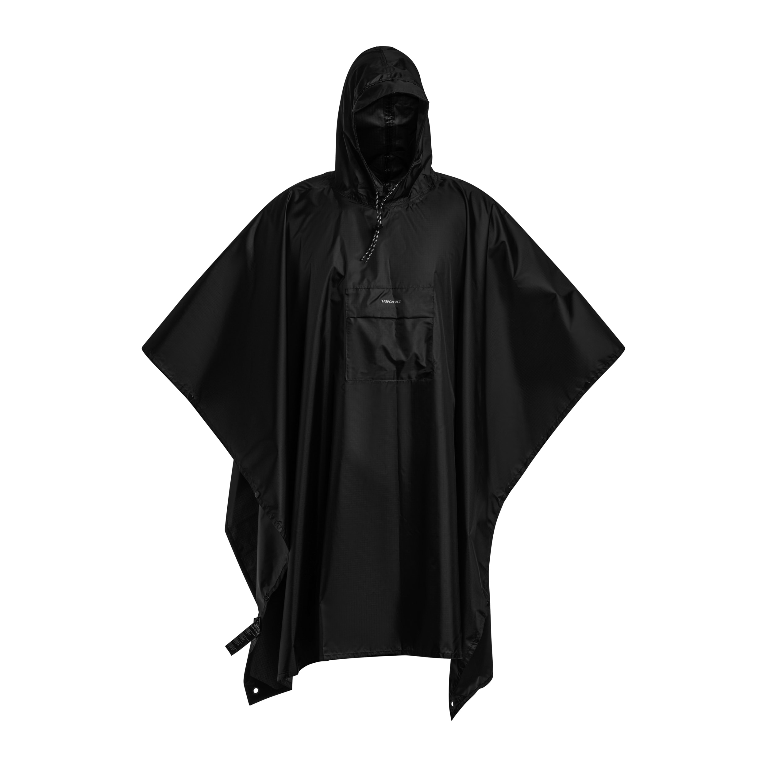 Viking Vesper Poncho - Black