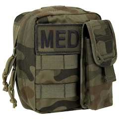 Boxmet Medical IPMED Tactical First Aid Kit with equipment, economy version - wz.93 Pantera PL Woodland