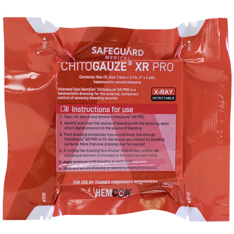 Boxmet Medical Chitogauze XR PRO Hemostatic dressing