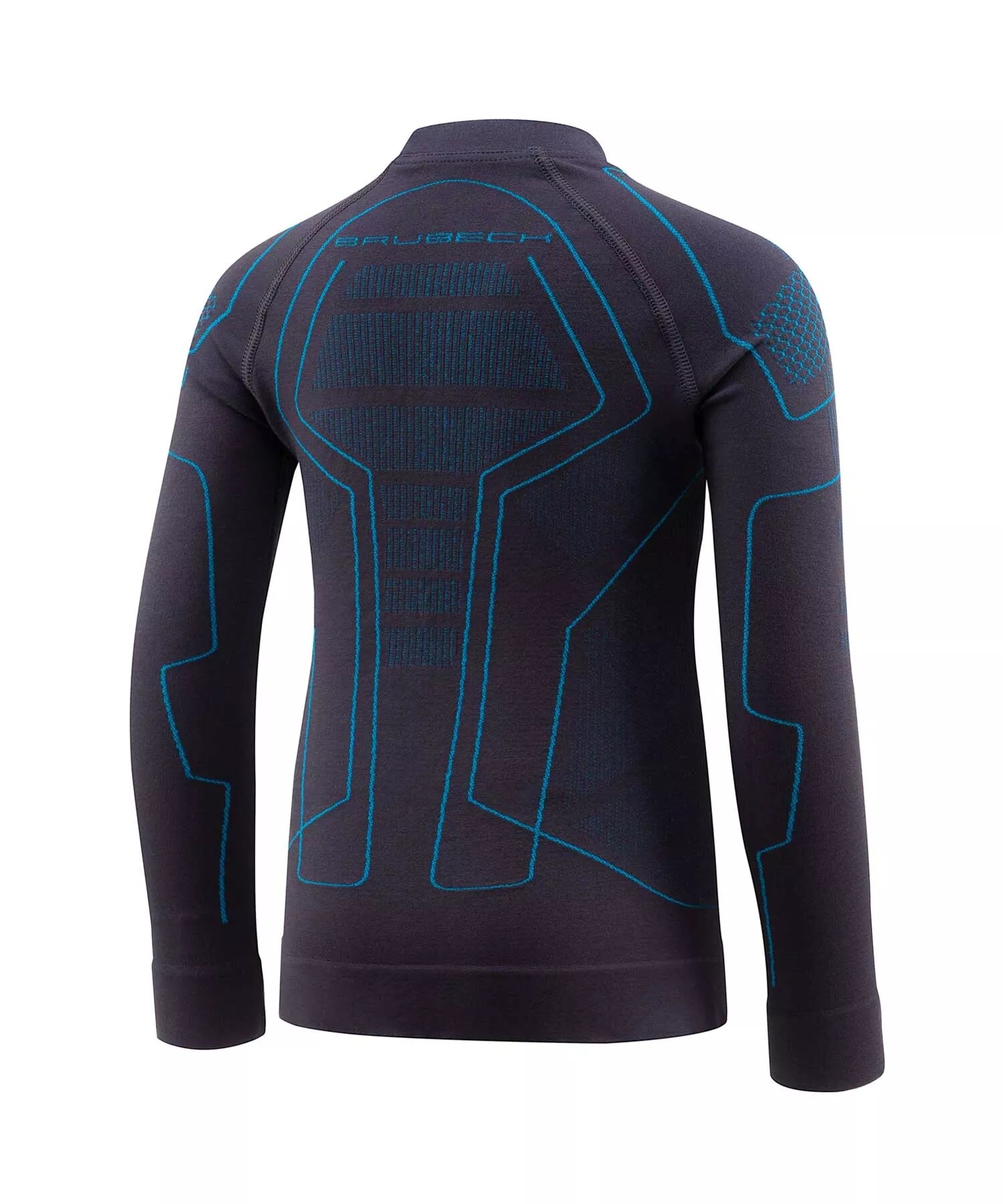 Brubeck Thermo Kids Thermal Top - Graphite/Blue