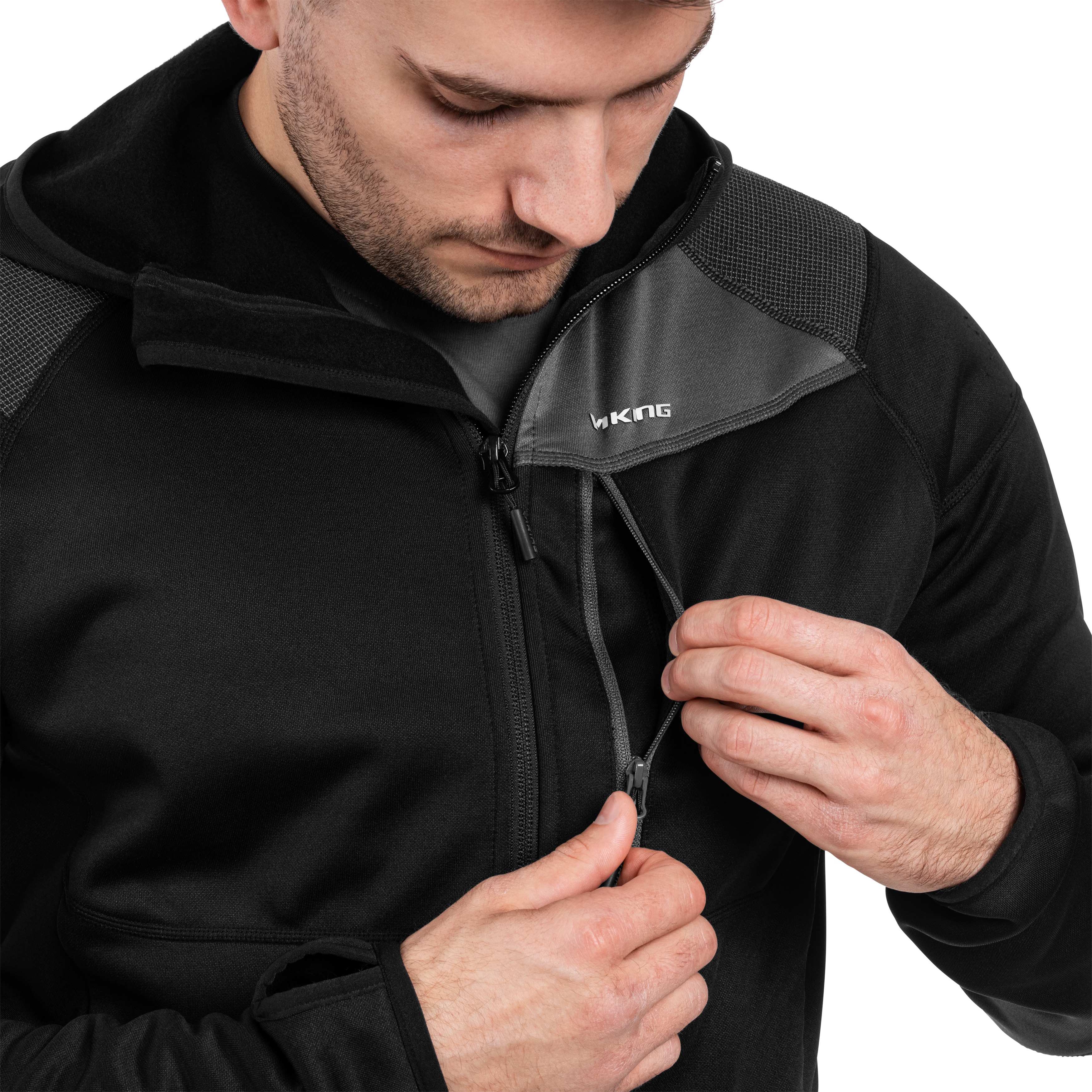 Viking Yosemite Hoodie Man - Black