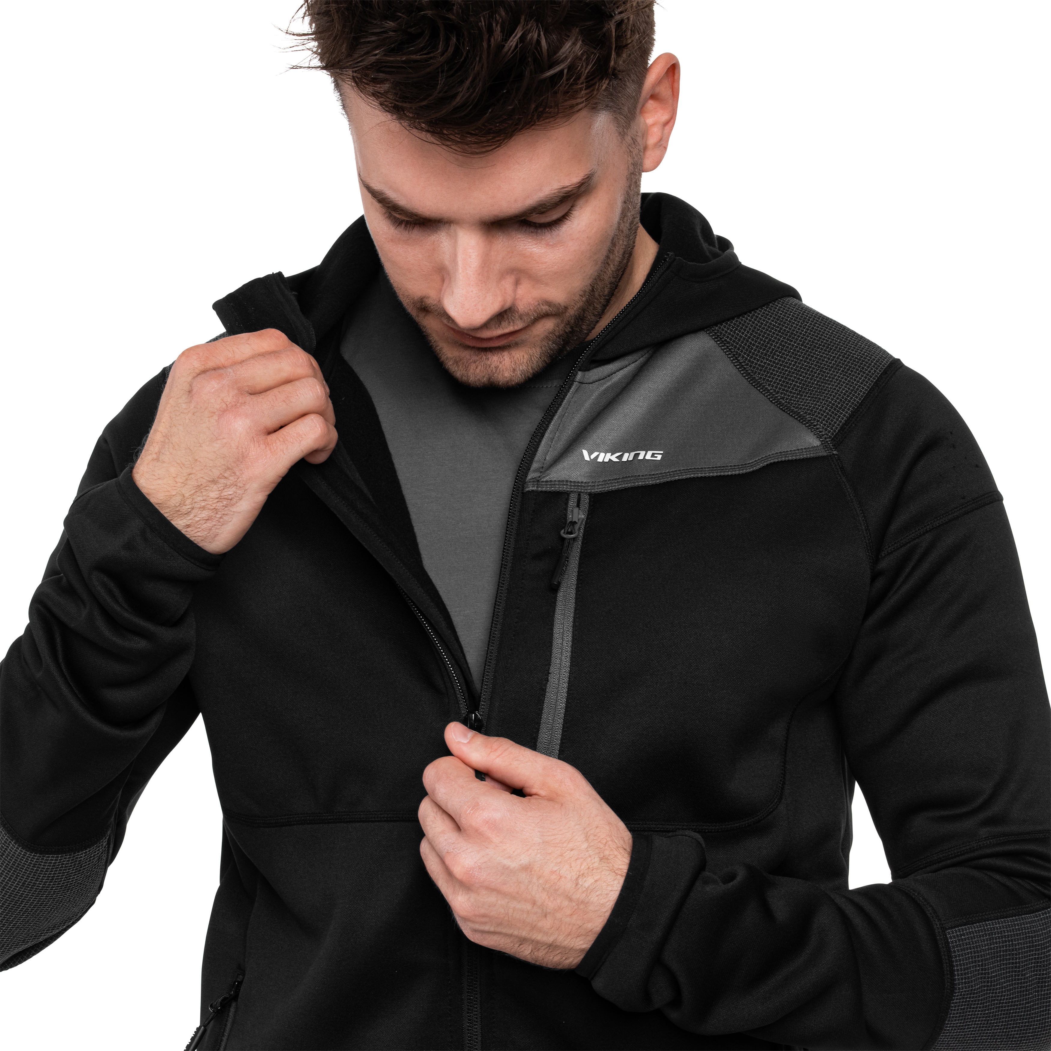 Viking Yosemite Hoodie Man - Black