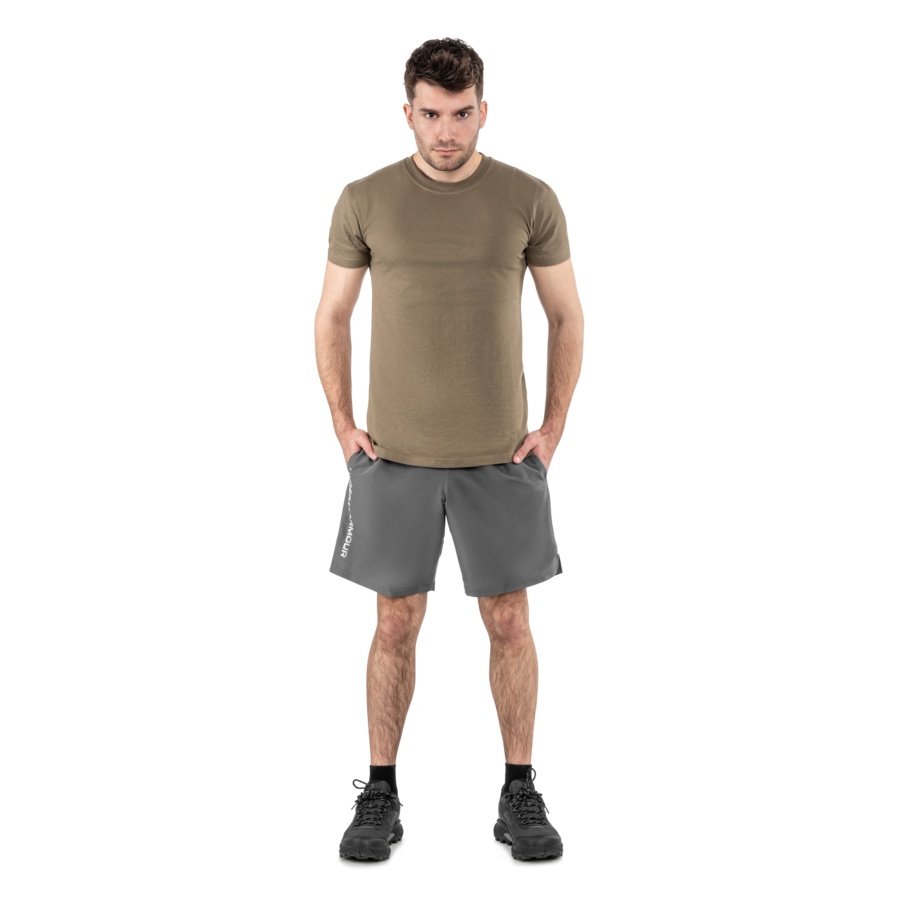 Under Armor UA Tech Woven Wordmark Shorts - Grey