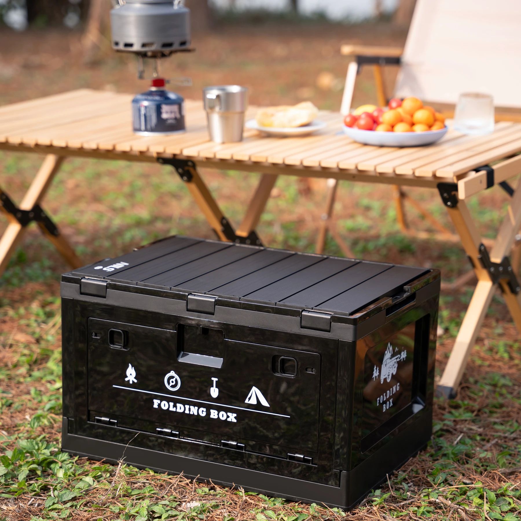 Nils Camp NCB4006 Transport Box 50 l with top