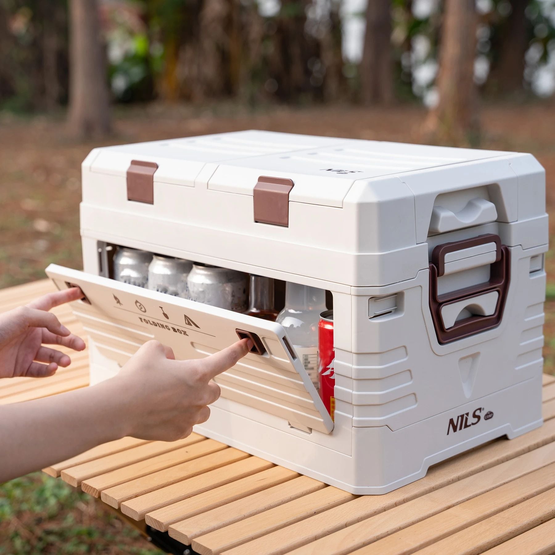 Nils Camp NCB4003 Transport Box 50 l - White