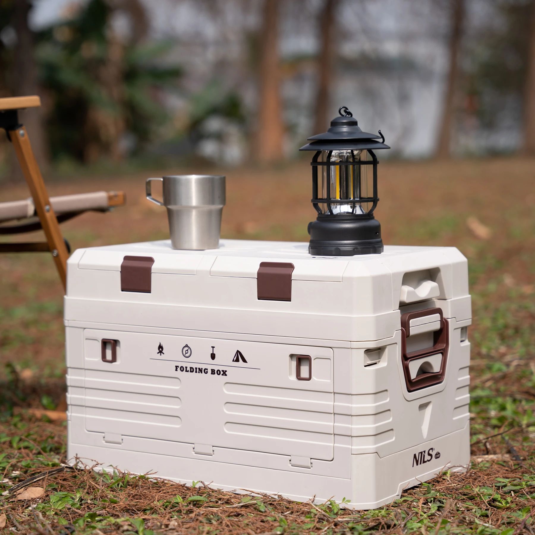 Nils Camp NCB4003 Transport Box 50 l - White