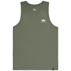 Alpha Industries Small Logo Tank Top - Dark Olive