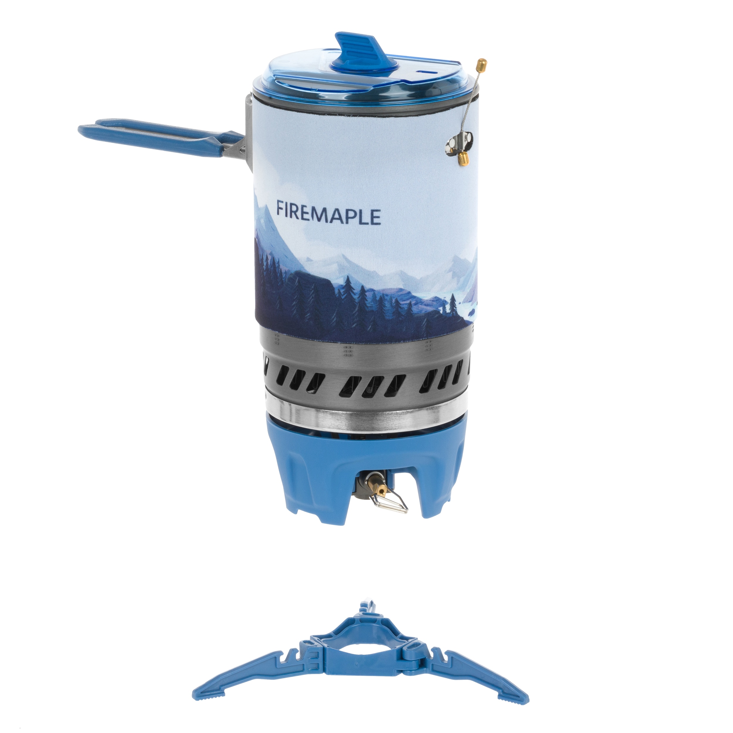 Fire Maple FMS-X5 Polaris Cooking System Travel Stove with pot - Blue