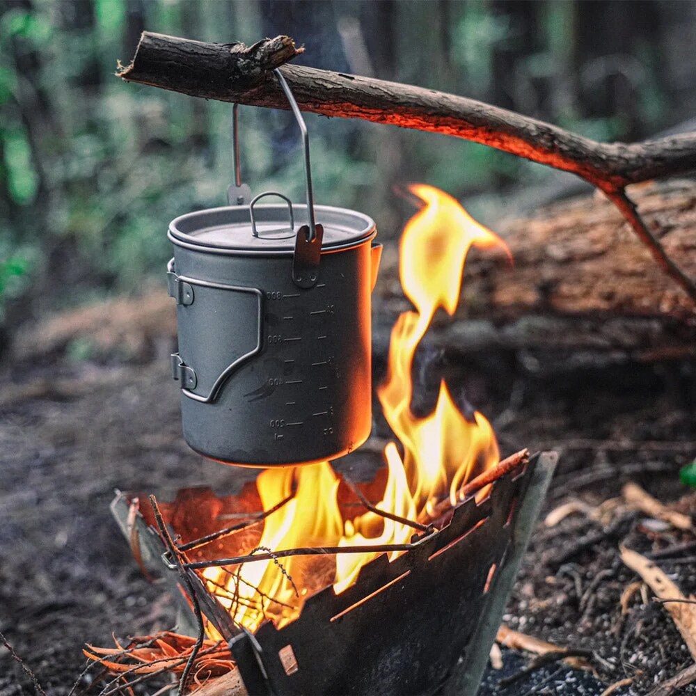 Maple Leaf Alti Titanium Camping Pot 0.9 l