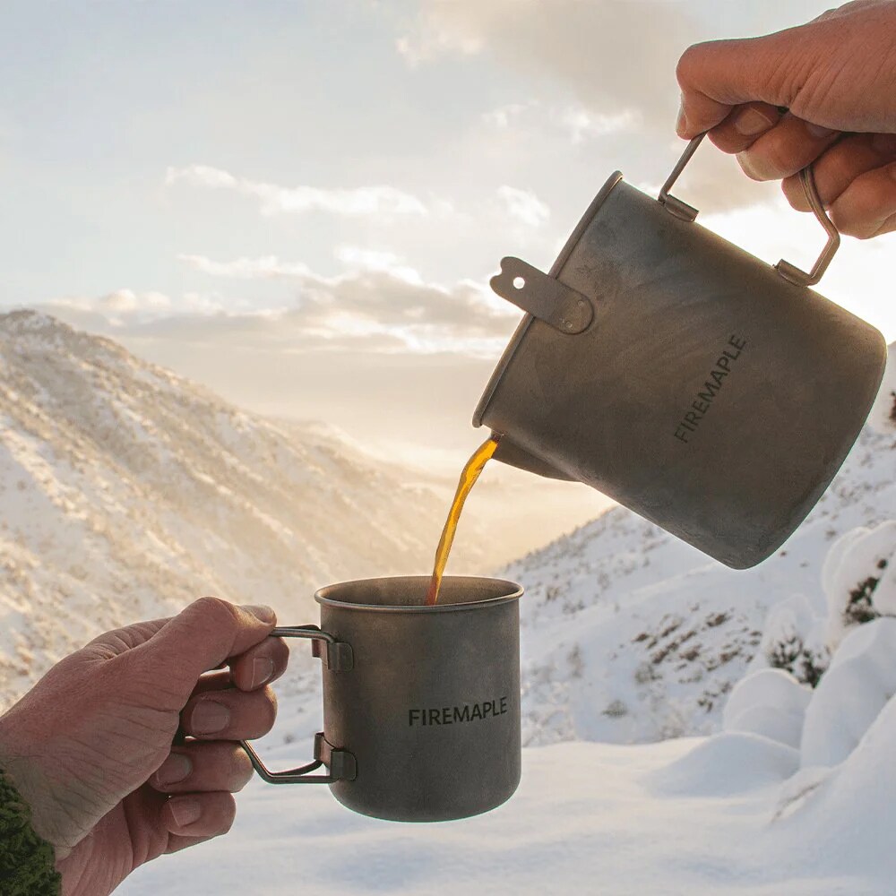 Maple Leaf Alti Titanium Camping Pot 0.9 l