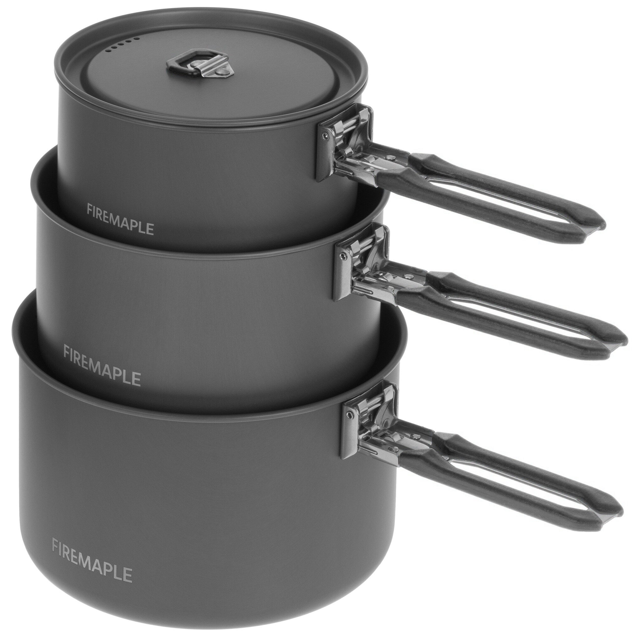 Fire Maple Feast 5 Camping Cookware Set - Black