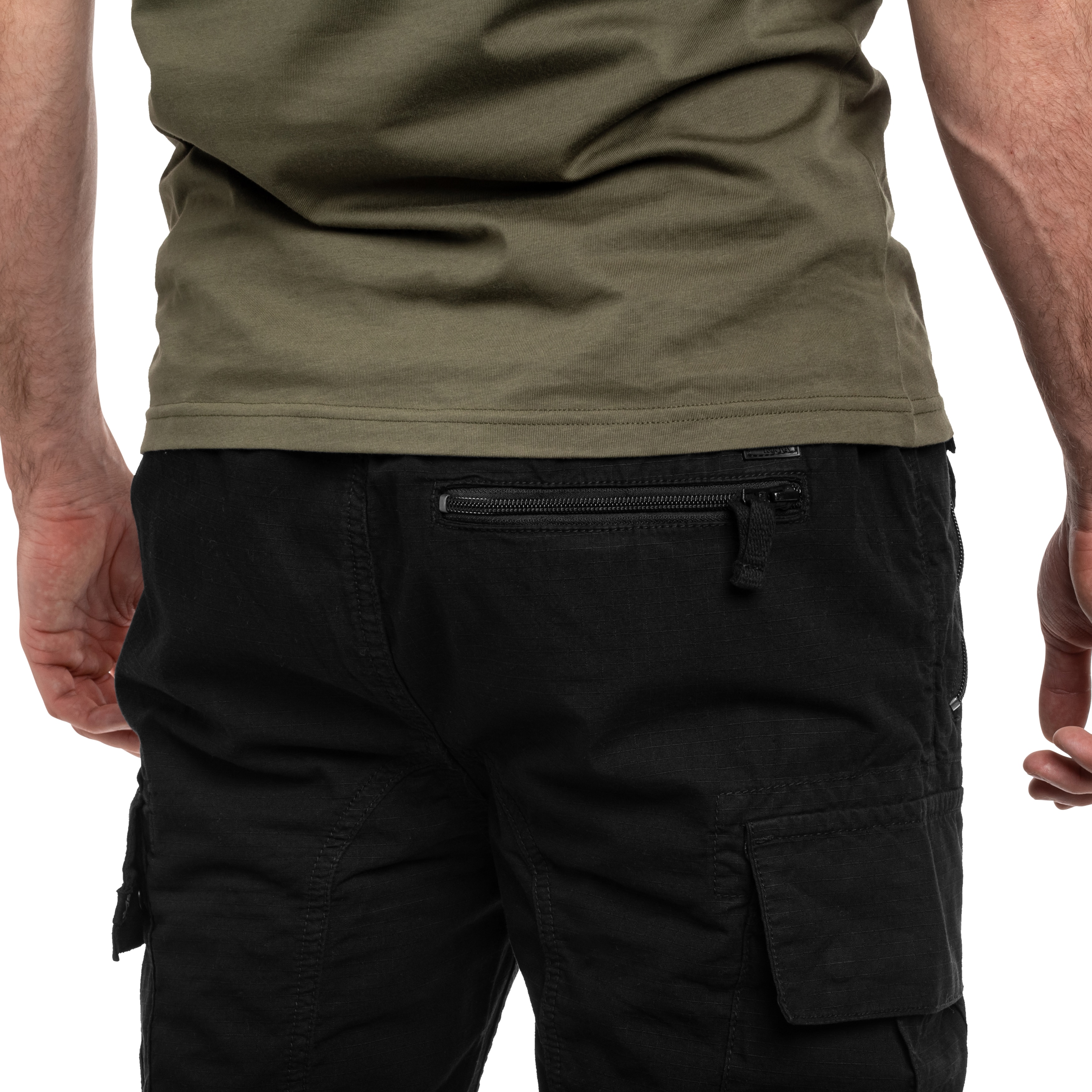 Alpha Industries Rip-Stop Joggers Shorts - Black