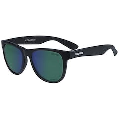 OPC Lifestyle Ibiza Sunglasses - Matt Black/ Green with polarisation